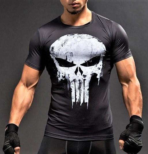Teknologi skarpt Mathis PUNISHER T-Shirt – Gym Heroics Apparel