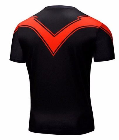 Red Hood Gym T-Shirt - Gym Heroics Apparel