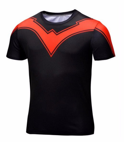 Red Hood Gym T-Shirt - Gym Heroics Apparel