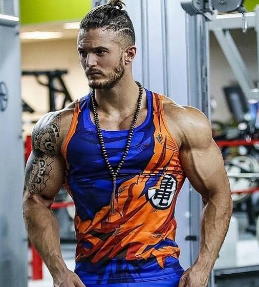 Goku Men's Goku T-shirt, Goku Compression Tshirt