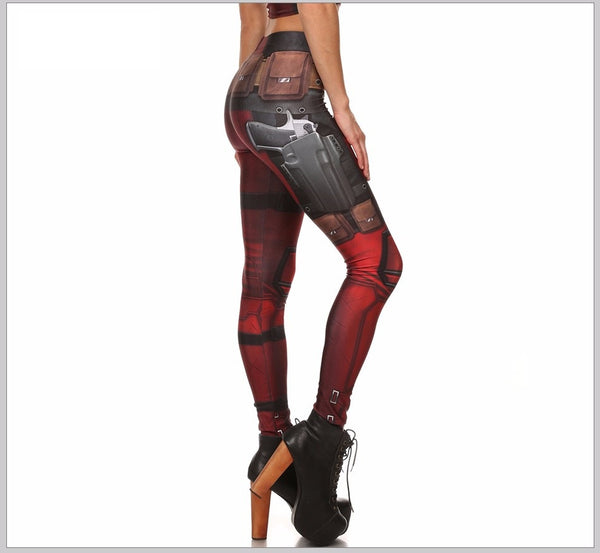 Deadpool workout leggings sales