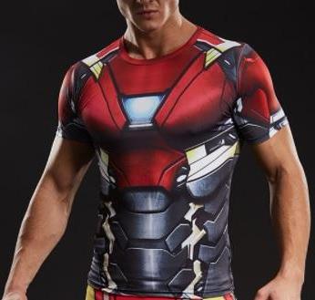 IRON MAN Gym T-Shirt - Gym Heroics Apparel