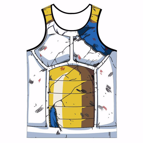 Vegeta Tank Top - Gym Heroics Apparel