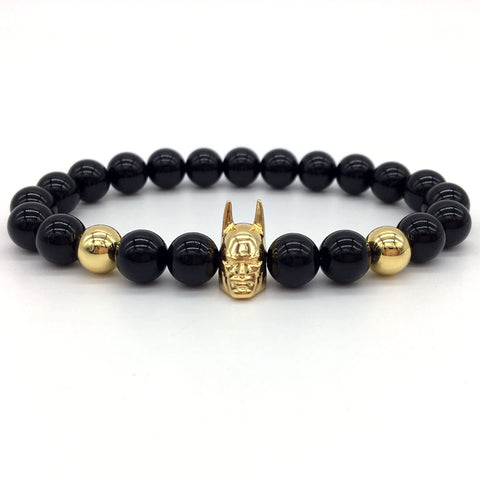 Batman Bead Bracelet - Gym Heroics Apparel