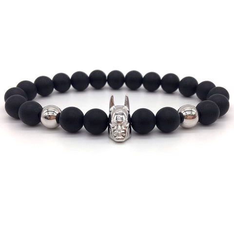 Batman Bead Bracelet - Gym Heroics Apparel