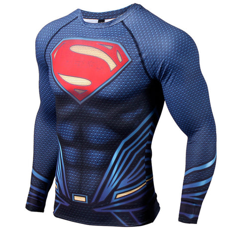 Superman Gym Shirt - Gym Heroics Apparel