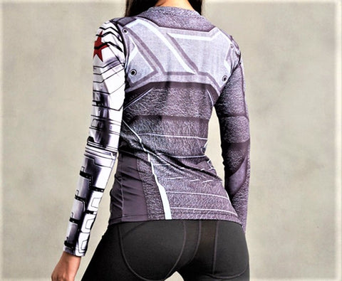 WINTER SOLDIER Women's Gym Shirt - Gym Heroics Apparel