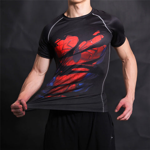 PETER PARKER Compression T-shirt - Gym Heroics Apparel