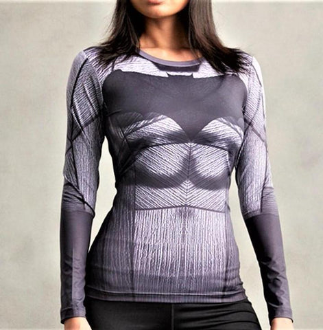 BATMAN Women's Gym Shirt - Gym Heroics Apparel
