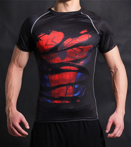 PETER PARKER Compression T-shirt - Gym Heroics Apparel