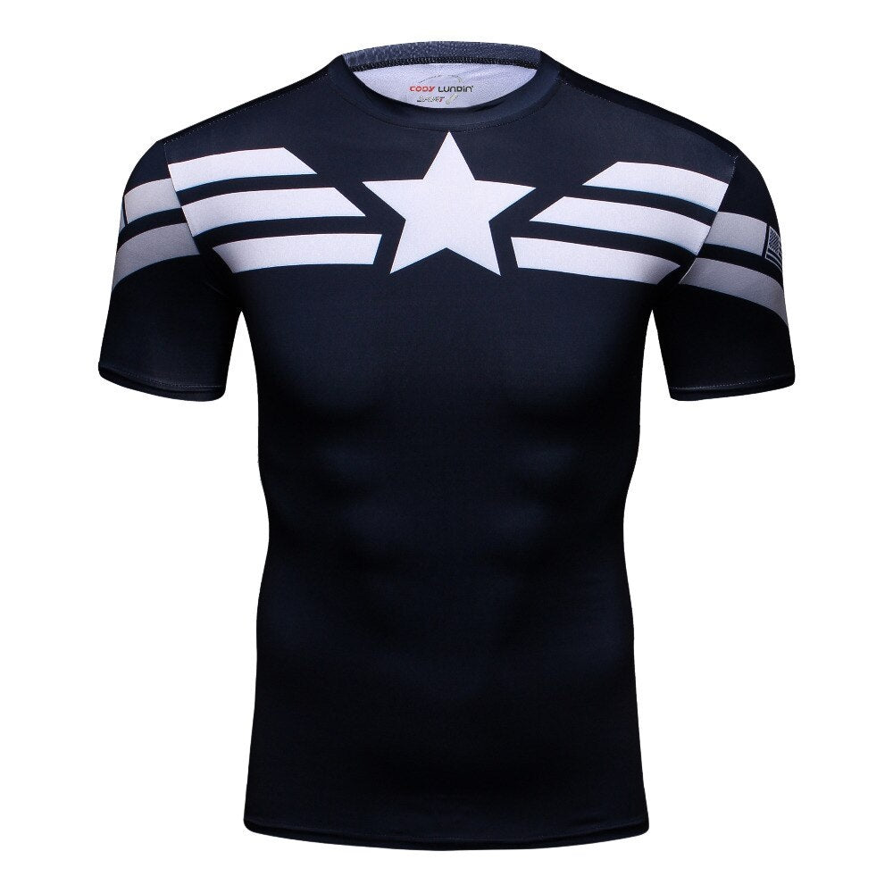 CAPTAIN AMERICA T-Shirt (Youth) – Gym Heroics Apparel