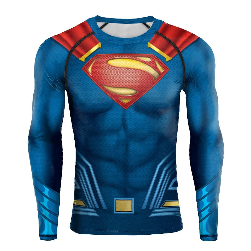 Mens superhero workout best sale shirts