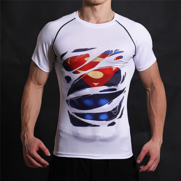 CLARK KENT Compression T-shirt - Gym Heroics Apparel