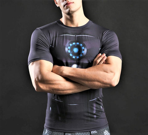 IRON MAN Gym T-Shirt - Gym Heroics Apparel