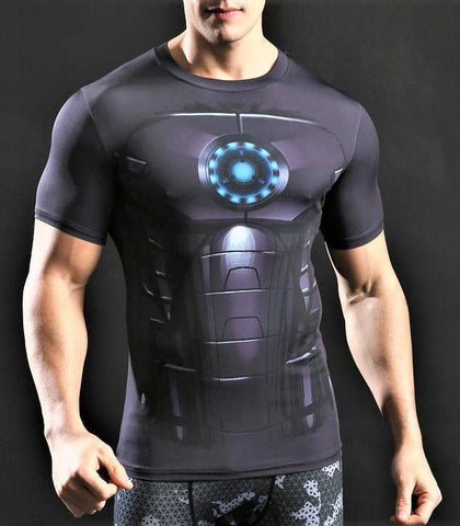 IRON MAN Gym T-Shirt - Gym Heroics Apparel
