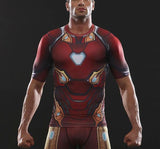 INFINITY WAR IRON MAN Gym T Shirt - Gym Heroics Apparel