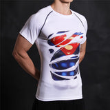CLARK KENT Compression T-shirt - Gym Heroics Apparel