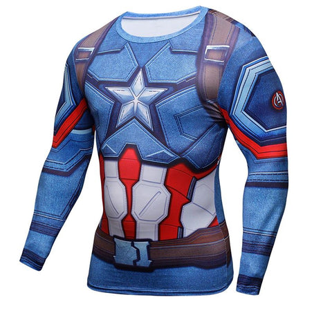 CAPTAIN AMERICA Gym Shirt - Gym Heroics Apparel