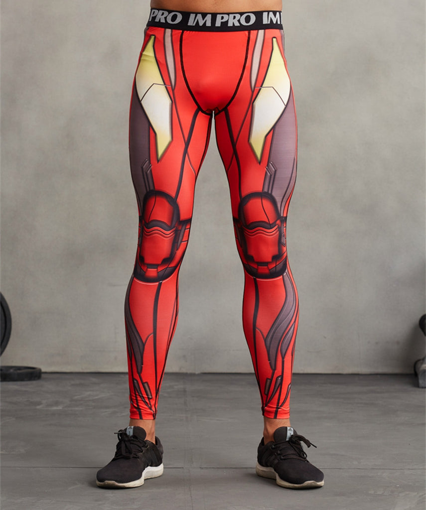 IRON MAN Leggings – Gym Heroics Apparel