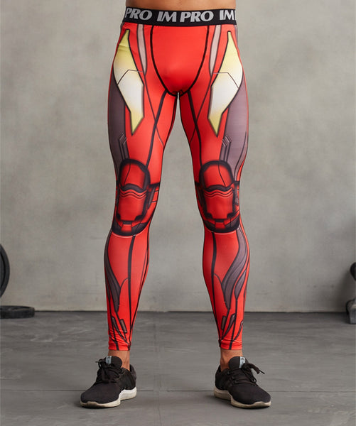 IRON MAN Leggings - Gym Heroics Apparel
