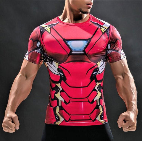 IRON MAN Gym T-Shirt - Gym Heroics Apparel