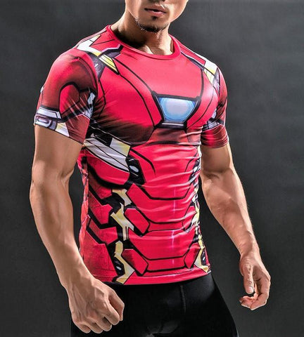 IRON MAN Gym T-Shirt - Gym Heroics Apparel