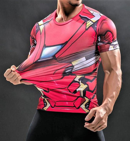 IRON MAN Gym T-Shirt - Gym Heroics Apparel