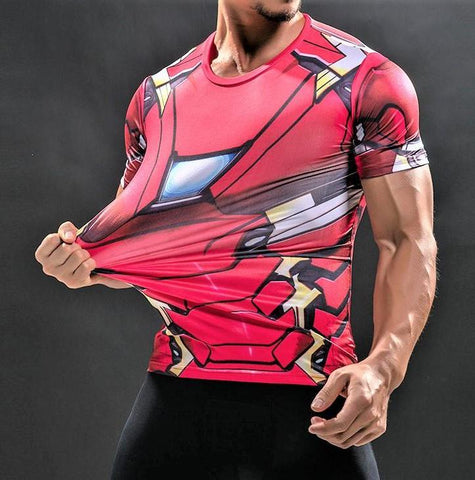 IRON MAN Gym T-Shirt - Gym Heroics Apparel