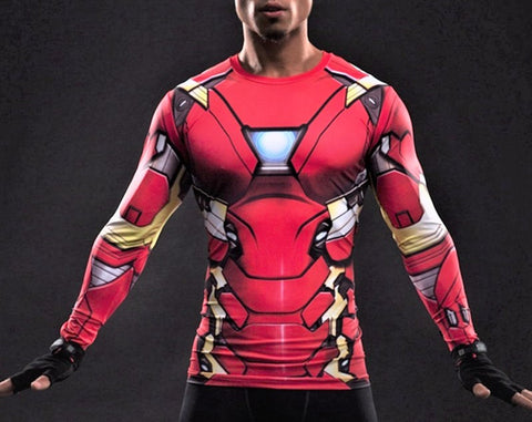 IRON MAN Workout Shirt - Gym Heroics Apparel