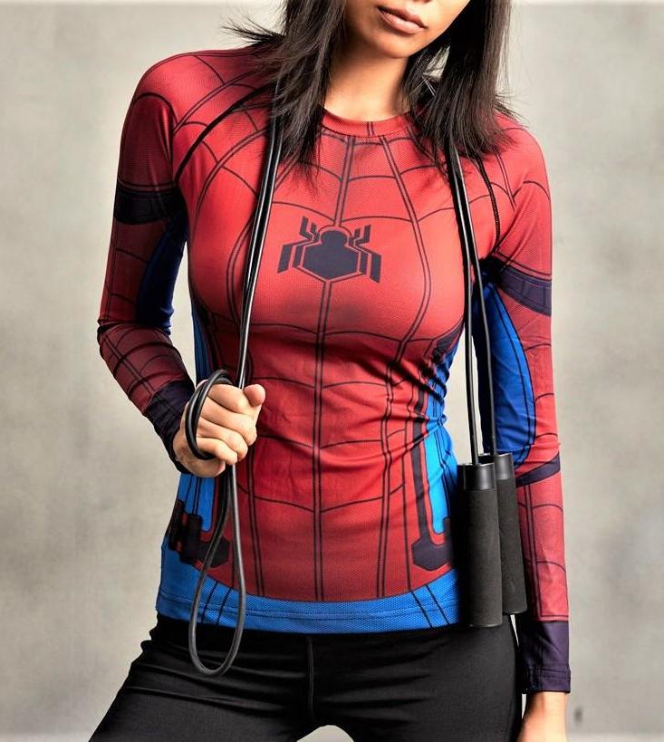 SPIDERMAN Women's Gym Shirt – Gym Heroics Apparel