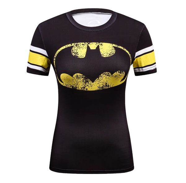 BATMAN Women's Gym T-Shirt - Gym Heroics Apparel