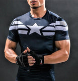 CAPTAIN AMERICA T-Shirt - Gym Heroics Apparel