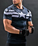 CAPTAIN AMERICA Workout T-Shirt - Gym Heroics Apparel