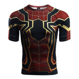 SPIDERMAN T-Shirt (IRON SPIDER) - Gym Heroics Apparel