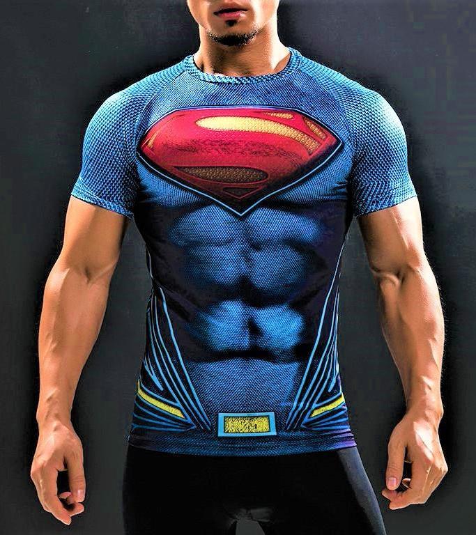 Mellemøsten Kong Lear Kirkegård Superman T-Shirt – Gym Heroics Apparel