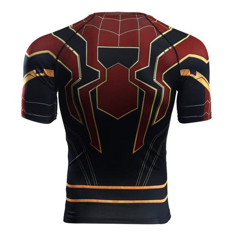 SPIDERMAN T-Shirt (IRON SPIDER) - Gym Heroics Apparel