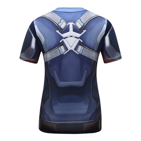CAPTAIN AMERICA Women's Gym T-Shirt