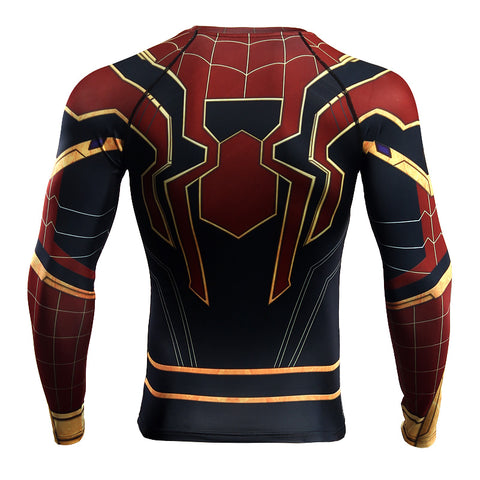 SPIDERMAN Shirt (IRON SPIDER) - Gym Heroics Apparel