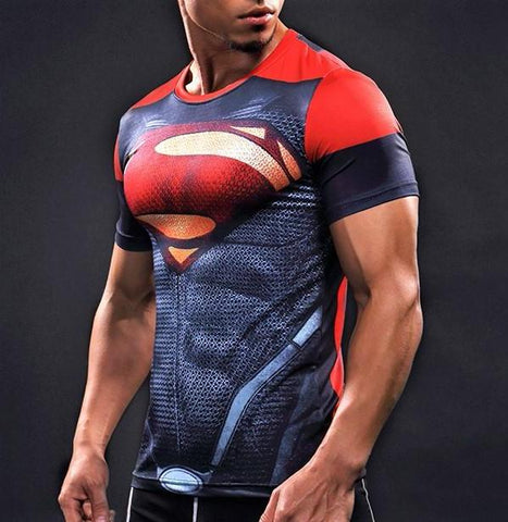Superman Gym T-Shirt - Gym Heroics Apparel