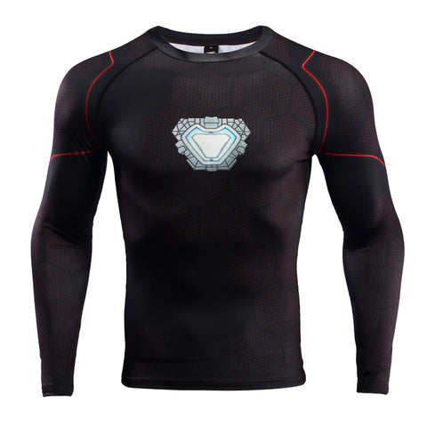 INFINITY WAR IRON MAN Undersuit Shirt - Gym Heroics Apparel