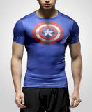 CAPTAIN AMERICA Gym T-Shirt - Gym Heroics Apparel