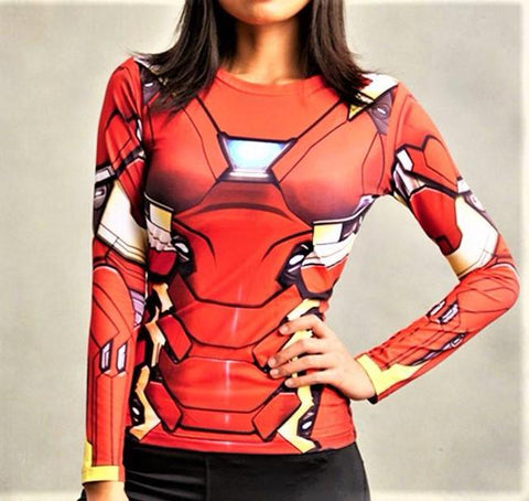 IRON MAN Women's Gym Shirt - Gym Heroics Apparel