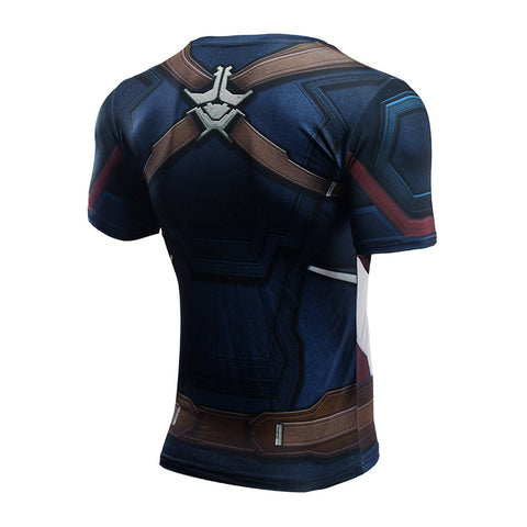 INFINITY WAR CAPTAIN AMERICA T Shirt - Gym Heroics Apparel