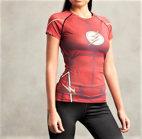 FLASH Women's Gym T-Shirt - Gym Heroics Apparel