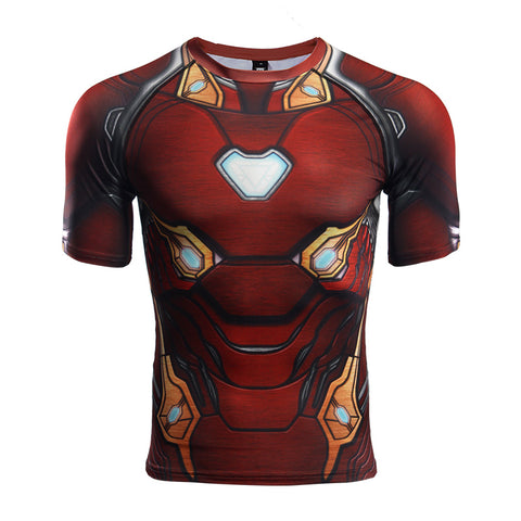 INFINITY WAR IRON MAN Gym T Shirt - Gym Heroics Apparel