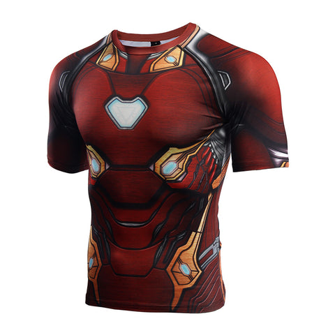 INFINITY WAR IRON MAN Gym T Shirt - Gym Heroics Apparel