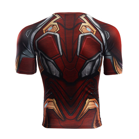 INFINITY WAR IRON MAN Gym T Shirt - Gym Heroics Apparel