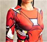 IRON MAN Women's Gym Shirt - Gym Heroics Apparel