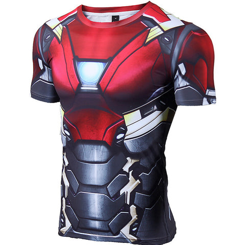 IRON MAN Gym T-Shirt - Gym Heroics Apparel