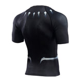 Black panther gym shirt deals